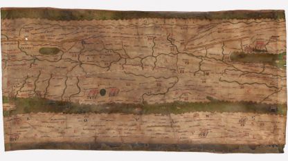 Римска пътна карта-пътеводител (итинерарий), съхранява се в Австрийската национална библиотека.