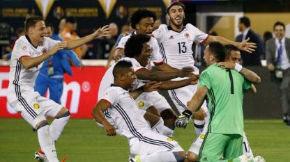 Колумбия е на полуфинал на турнира „Копа Америка“
