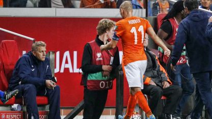 Ариен Робен вярва в успеха на Холандия срещу България