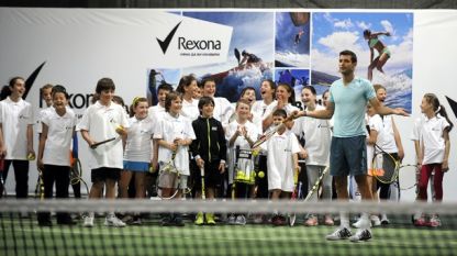 Григор Димитров даде открит урок на деца в тенис комплекс 