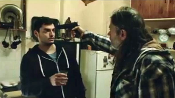 Ники Стоичков и Венцислав Занков в кадър от филма