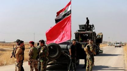 Иракски войници в района на Мосул