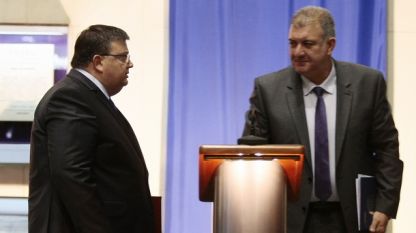 Главният прокурор Сотир Цацаров и главният секретар на МВР Георги Костов
