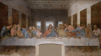 Стенописът Тайната вечеря от Леонардо да Винчи