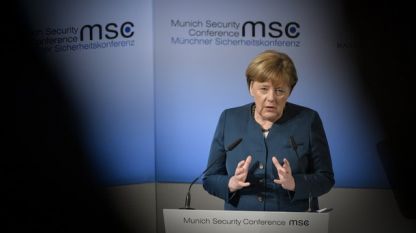 Ангела Меркел на конференцията по сигурността в Мюнхен
