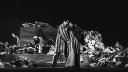 Архивна снимка от първата постановка на операта  в Русе преди 50 години