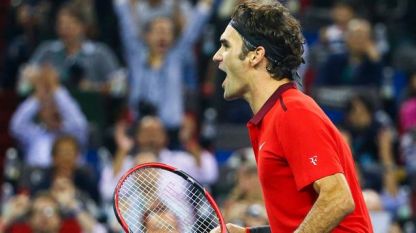Роджър Федерер спря невероятна серия от 28 поредни победи на Новак Джокович в Китай