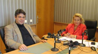 Анелия Торошанова и Йордан Тодоров – председател на Фондация „Защита правата на децата“.