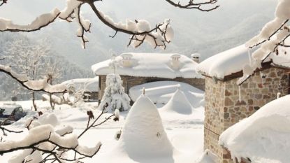 Зима в махала Кабата, Родопи