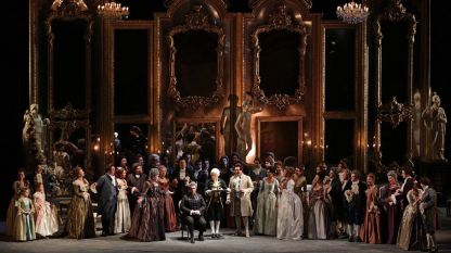 Сцена от операта „Андре Шение“