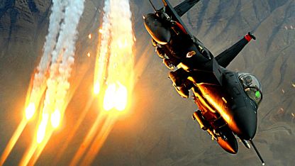 Изтребители F-15Е в битка