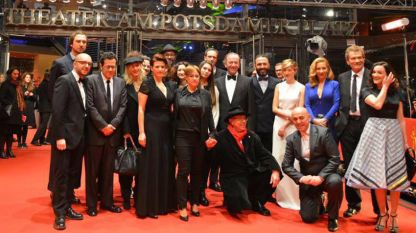 Ekipi i filmit “Burrneshat” në tapetin e kuq të Festivalit të Filmit në Berlin