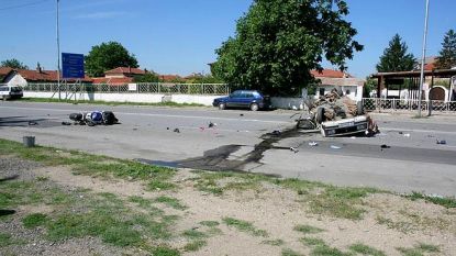 Моторист загина при катастрофа с товарен автомобил