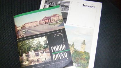 Пътеводители за побратимените градове на Видин- Ровно и Шверин.