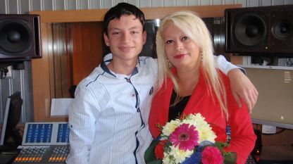 Анелия Торошанова и нейния син Ивайло