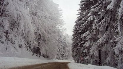 Зима в прохода Петрохан