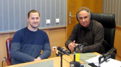 Иван Стоянов (вляво) и Симеон Идакиев в студиото на програма „Христо Ботев“