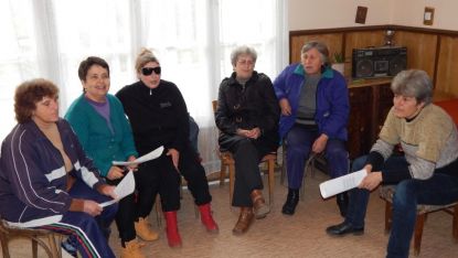 Певческата група към читалището в Косово