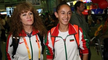 Лиляна Георгиева и нейната треньорка Радмила Станкович 