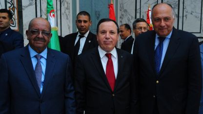 Външните министри на Алжир, Тунис и Египет