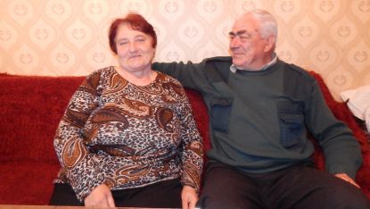 Дочо Дочев със съпругата си Йошка, която също е работила като метеорологичен наблюдател