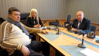 Адвокат Пламен Димитров, Анелия Торошанова и адвокат Захари Генов в студиото на 