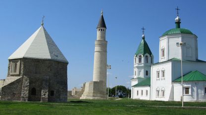 Древният град Болгар. Културният комплекс в днешен Татарстан бе включен в Списъка на световното културно наследство на ЮНЕСКО.