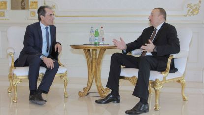 Пламен Орешарски и Илхам Алиев