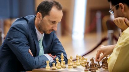 In Khanty-Mansijsk beendete Vesselin Topalov seine Partie gegen den entthronten Weltmeister Viswanathan Anand mit einem Remis.