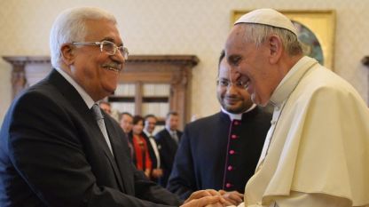 Махмуд Абас и папа Франциск във Ватикана