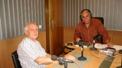 Константин Григориев (вляво) и Симеон Идакиев в студиото на предаването