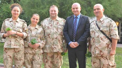 Екипът от български военни медици в Мали