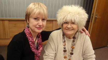 Аделина Александрова (вляво) и Анелия Шуманова в студиото на предаването.