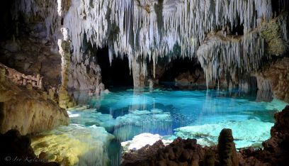 Пещерата на Леонардо - едно от многобройните открития на българския изследователски екип в Юкатан, Мексико.