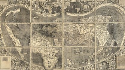 Карта от 1507 г. на немския картограф Мартин Валдзеемюлер.