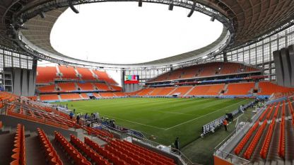 Реконструираният стадион в Екатеринбург, Русия
