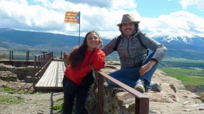  Лукас Маскиано и журналистката Боряна Петрова на пътешествие в Латинска Америка.