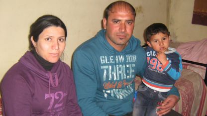 Ο Ρεμπάρ Αλί με την οικογένειά του