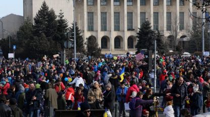Протест в Букурещ