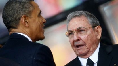 Обама и Кастро