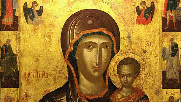 ehrwürdigen Gewandes d Ikone Niederlegung d Allerheiligsten Gottesmutter Maria 