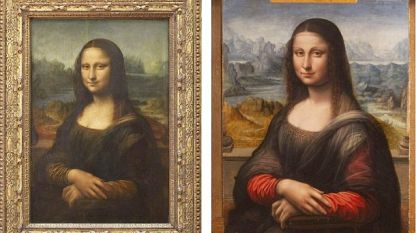 вляво - оригиналът, вдясно - реплика от музея "Прадо"