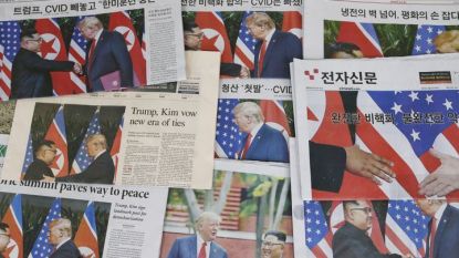 За много вестници историческата среща на лидерите на САЩ и Северна Корея Доналд Тръмп и Ким Чен-ун днес е водеща новина.
