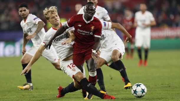 „Севиля“ и „Ливърпул“ завършиха 3:3