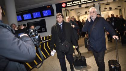 Бившият лидер на Каталуния Карлес Пучдемон е пристигнал в Копенхаген