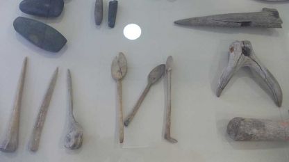 Cucharas de hueso de los s. s. VI-V a. C., halladas en Stara Zagora