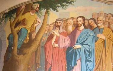 Исус среща Закхей