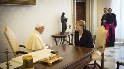 Папа Франциск и Ангела Меркел