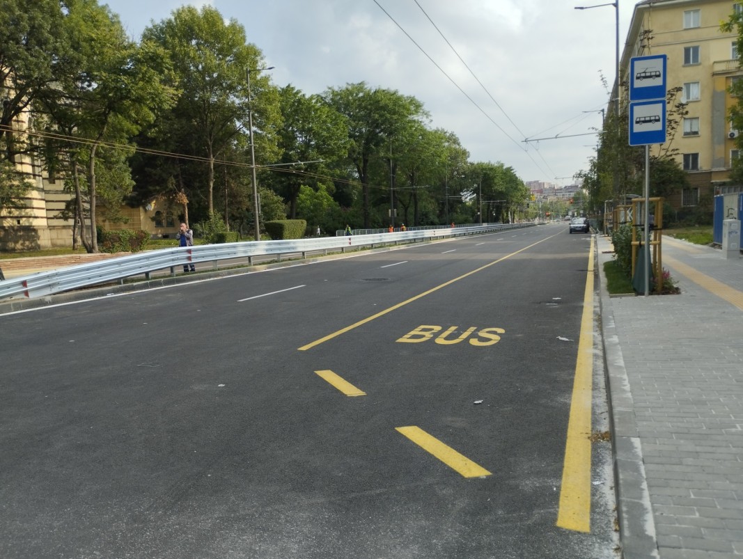 Ремонт на столичната улица 