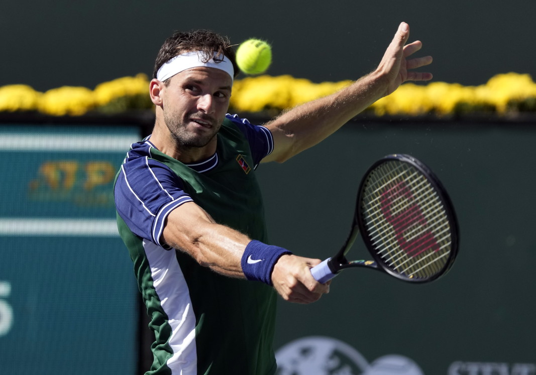 Grigor Dimitrov fights his way to his first Indian Wells semi-final